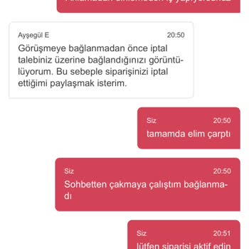 Yemek Sepeti Gelmeyen Yemek