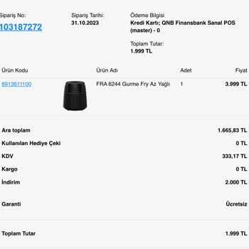 Arçelik Teslim Olmayan Ürünü Teslim Etti Gösteriyor