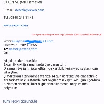 Exxen Kendiliğinden Üyelik Oluşturması