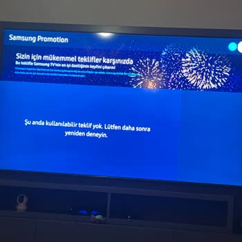 Samsung Smart TV Promosyonumu Alamıyorum