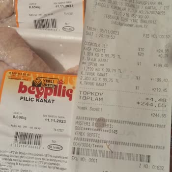 Grosper Tavuk Kanat Siparişinde Sorun