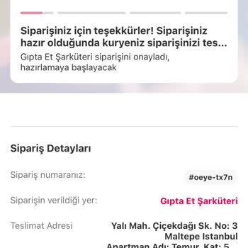 Yemeksepeti Sipariş Teslim Edilmemesi Ve Siparişi İptal Edememek