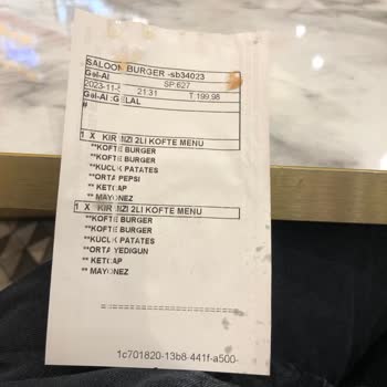 Saloon Burger Düşen Kolanın Yerine