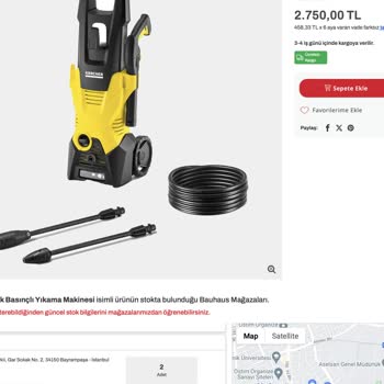 Bauhaus Karcher Yıkama Makinesi Mağduriyeti