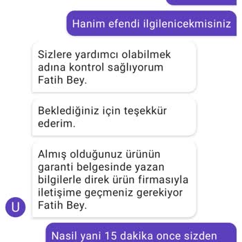 Getir Ayıplı Mal Satıp Değiştirmiyor