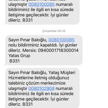 Yataş 56. Gün Teslimat Yapmıyor Telefonlar Cevap Vermiyor