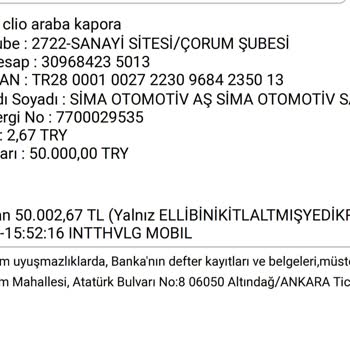 Renault Kusurlu Ürün Ve Fazla Para Alınması