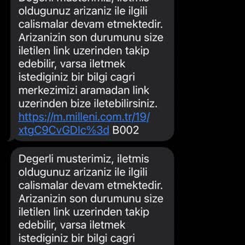 Millenicom Modeme Sinyal Veremiyor.