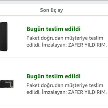 AGT Kurye (aynigunteslim.com) Amazon Sipariş Teslimatı