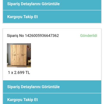A101 Onlinedan Aldığım Dolap Kargoda Kaldı.