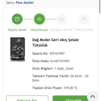 Çiçek Sepeti Ürün Gönderilmedi