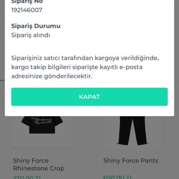 Shiny Force Kargo Yola Çıksın Artık 2 Ay Oldu Sipariş Verileli
