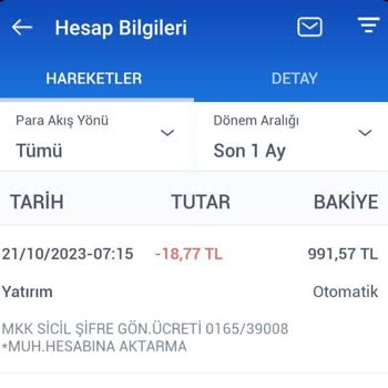 İş Bankası MKK Sicil Şifre Ücreti
