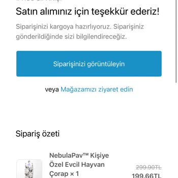 Nebulapav Siparişim İptal Edildi