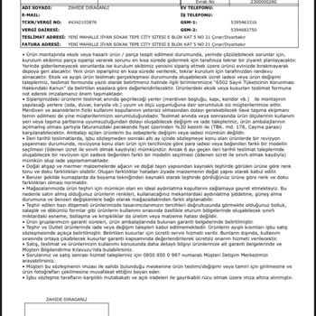 Divanev Koltuk Takımı Mağduriyeti