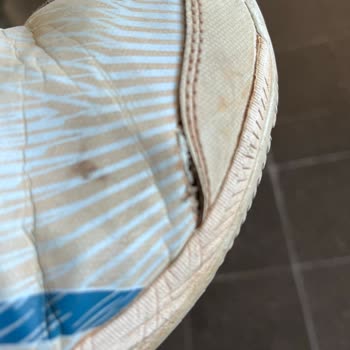 After Six Months, Asics Kid's Tennis Shoes Frayed