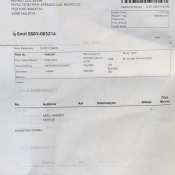 Bosch Car Service Arızanın Giderilmesi Olması