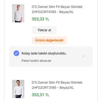 Hepsiburada Eksik Ve Yanlış Ürün Teslim Edilmesi