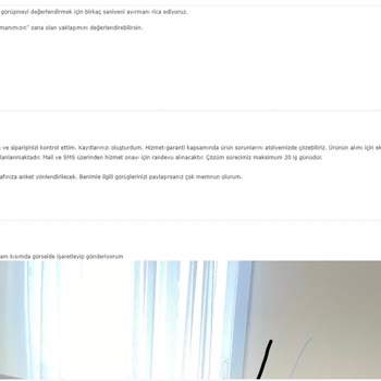 Vivense Müşteri Hizmetleri Dönüşü Yok