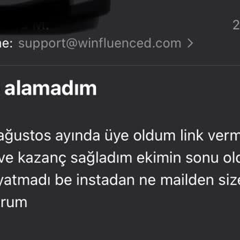 Winfluenced 3 Aydır Ödeme Alamıyorum