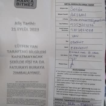 A101 Ürün Elime Ulaşmadı