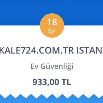 Kale Alarm 933 TL Nakil Ücreti Ödedim. Ödemediğime Dair Mail Gönderilmiş.!