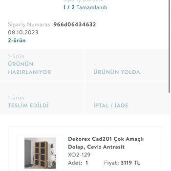 Vivense 1 Ay Oldu Ürünümü Teslim Etmiyor