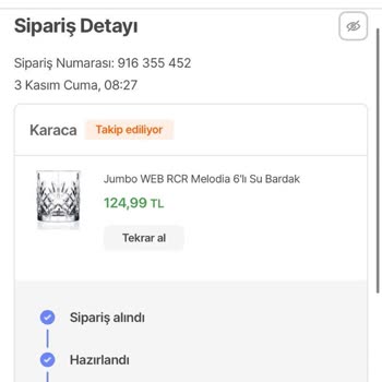 Jumbo Eksik Ürün Gönderimi