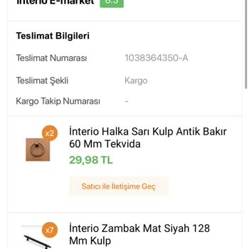 Koçtaş Online Ticaret Ürün Göndermeme