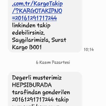 Sürat Kargo Köyiçi Şubesi Kargoları Gelip Almamızı Söylüyorlar