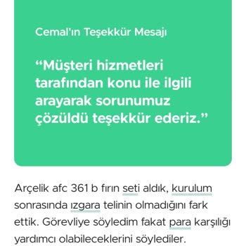 Arçelik Fırın Eksik Parça