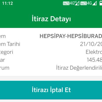 Garanti BBVA Harcama İtirazı Sonuçlanmaması