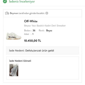 Beymen Off White Kalitesizliği