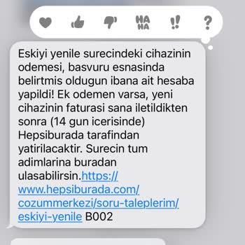 Hepsiburada Telefon Değişim Şikayeti