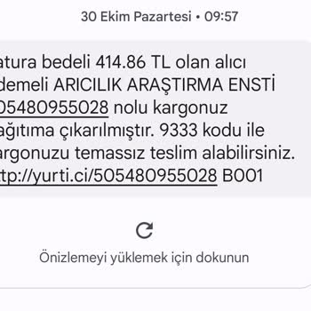 Yurtiçi Kargo'nun Parayı Eksiksiz Alıp Hasarlı Ürün Teslimatı