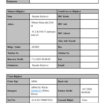 Dyson Hava Temizleme Servis Problemi!