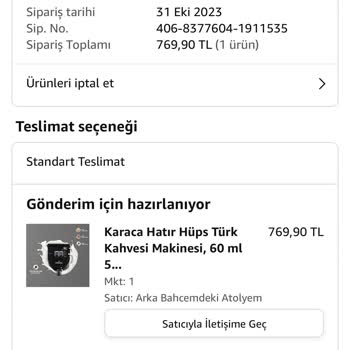 Amazon Sipariş Sorunu, Ürün Arkasında Durulmuyor