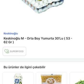 Migros Görseldeki Üründen Farklı Ürün Gelmesi