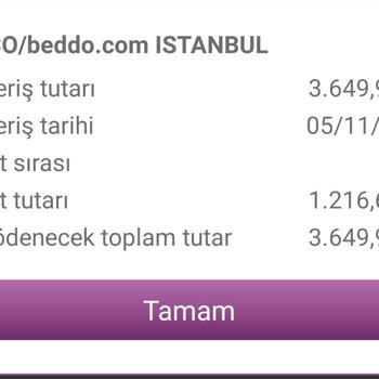 Beddo Ödeme "Yapılmasına" Rağmen "Yapılmadı" Olarak Gözüküyor!