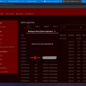 Hovardabet Para Çekme İşlemi