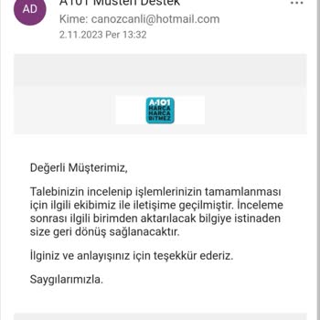 A101 Parasını Aldığı Ürünü Vermiyor Haksız Kazanç