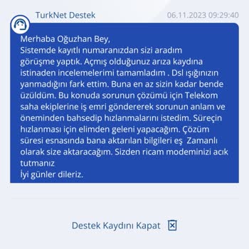 TurkNet Bağlantı Sorunu Düşük İnternet Hızı