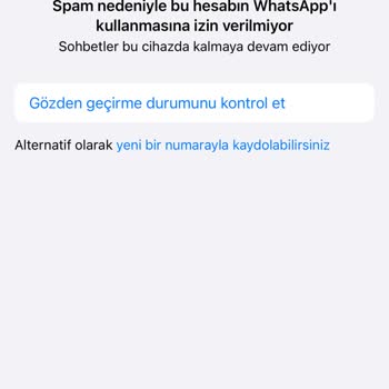 WhatsApp Hesabımı Kapattı