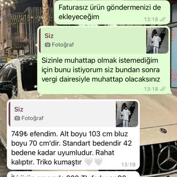 Şehri Moda Butik İade Talebi Kabul Edilmemesi