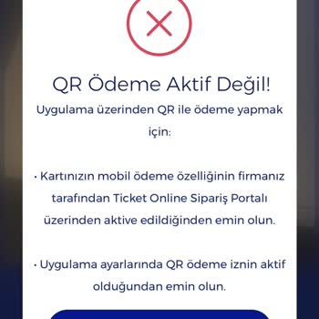 Ticket Restaurant QR Ödeme Özelliği