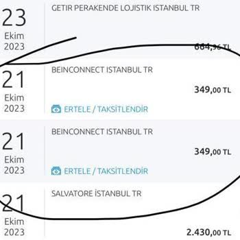 TOD Tv İki Kez Çekilen Abonelik Ücreti Tarafıma İade Edilmiyor