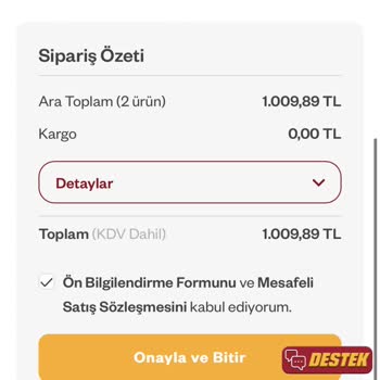 GS Store Alışverişimde "4. Onay" Aşamasına Geçemiyorum.