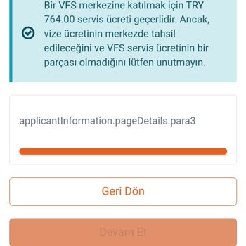 VFS Global Randevu Alamıyorum Sistem Hatası
