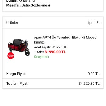 Volta 30 Günde Teslimat Vaadiyle Sattıkları Ürünü 70. Gün Teslim Edecekler