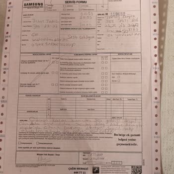 Samsung Çamaşır Makinesi Ses Çıkarma Sorunu